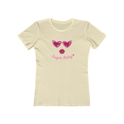 "Sugar Baby" 100% Cotton Women's Boyfriend T-Shirt