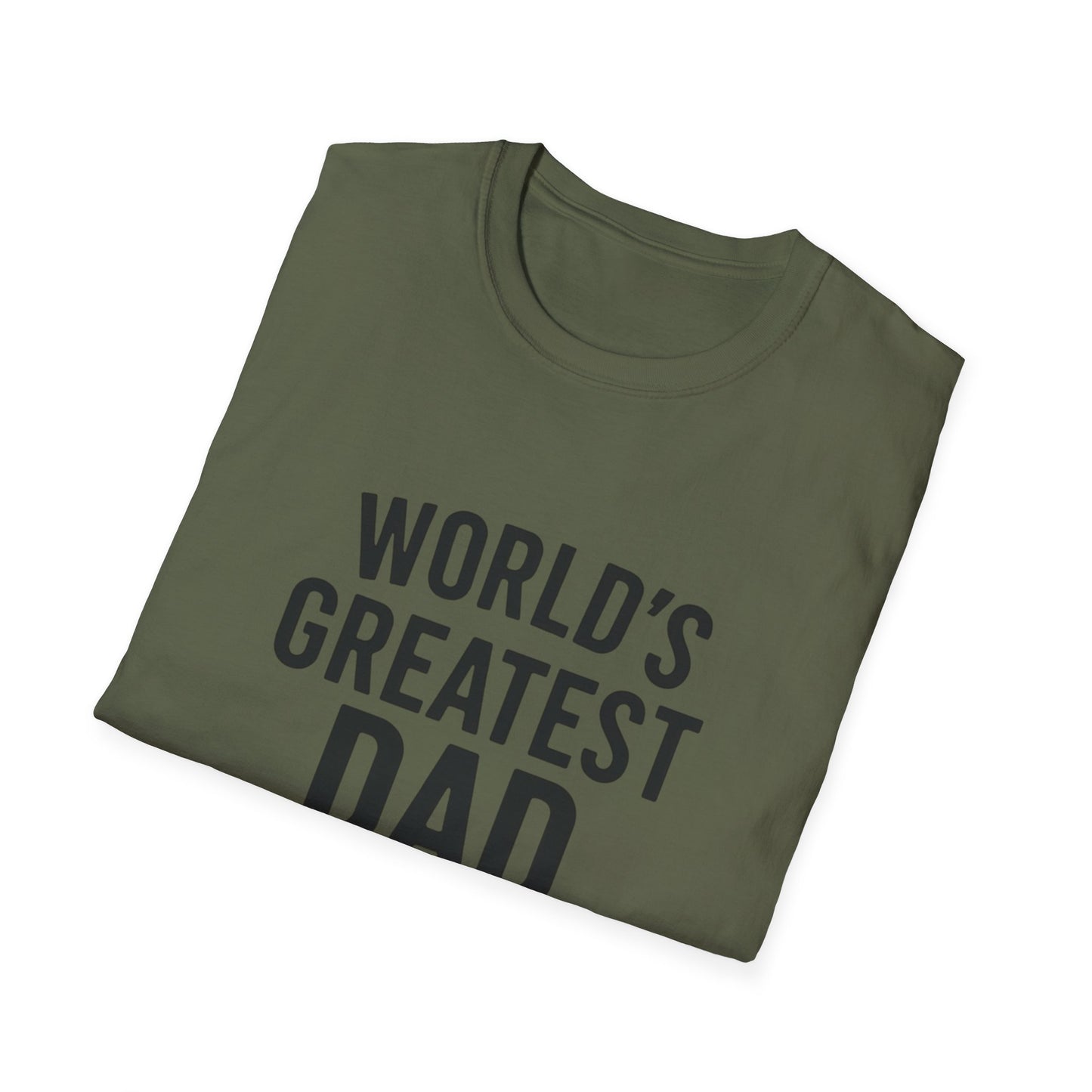Vintage World's Greatest Dad Est 1999 Softstyle T-Shirt