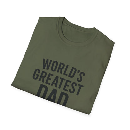 Vintage World's Greatest Dad Est 1999 Softstyle T-Shirt