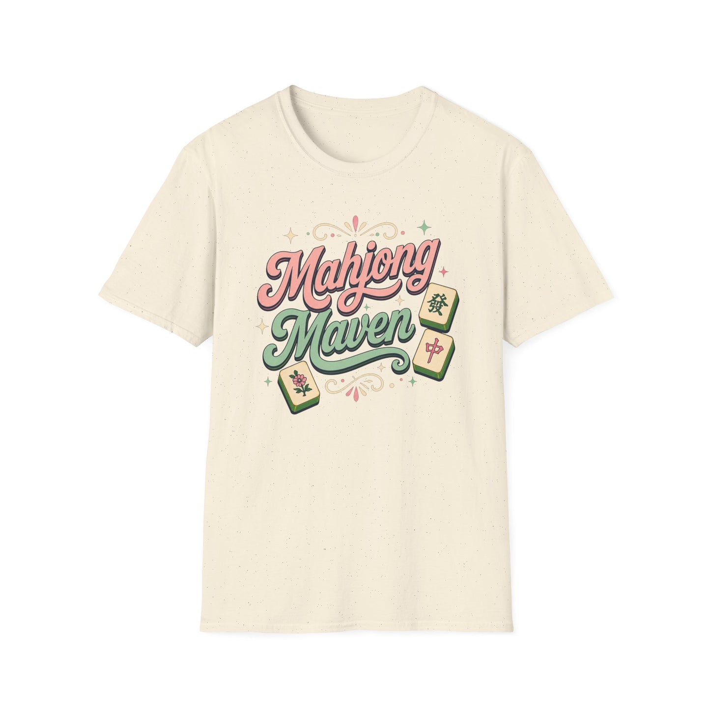 Mahjong Maven T-Shirt — Retro Mahjong Tiles Tee for Players & Game Night