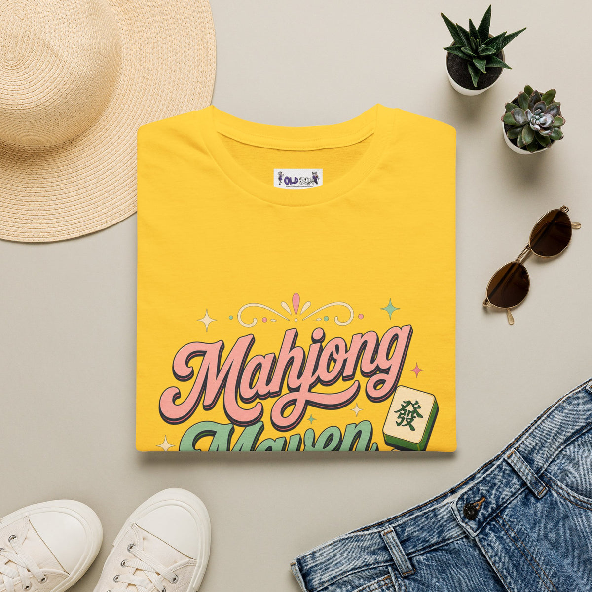 Mahjong Maven T-Shirt 100% Cotton