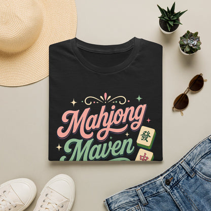Mahjong Maven T-Shirt — Retro Mahjong Tiles Tee for Players & Game Night