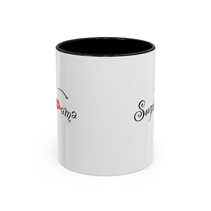 "Sugar Mama" Accent Coffee Mug, 11 Oz and 15 Oz