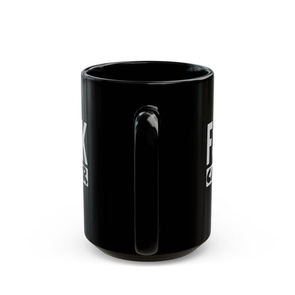 "Fuck Cancer" Black Coffee Mug, 11 0z and 15 Oz