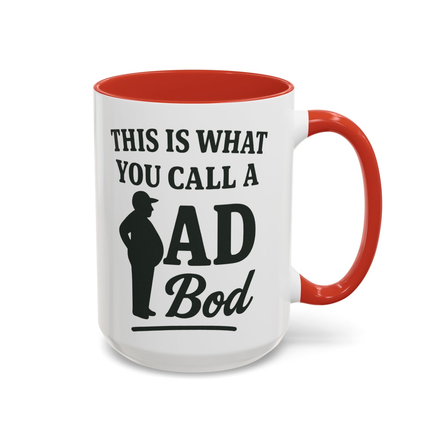 "This is What You Call a Dad Bod" Accent Coffee Mug, 11oz and 15 Oz