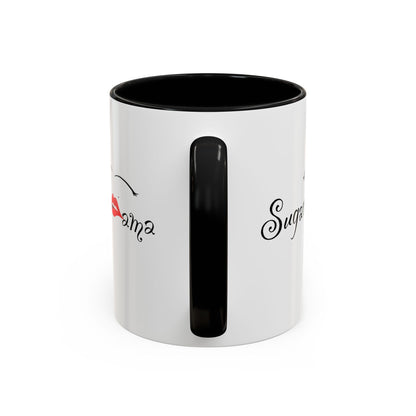 "Sugar Mama" Accent Coffee Mug, 11 Oz and 15 Oz