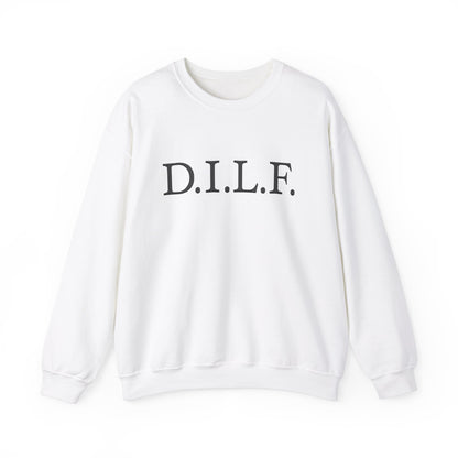 "D.I.L.F". Heavy Blend™ Men's Crewneck Sweatshirt