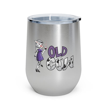Old Cow 12oz Insulated Wine Tumbler (Featuring The Old Cow)
