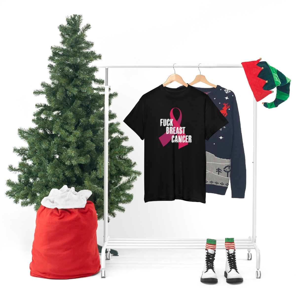 "F*** Breast Cancer" 100% Cotton T-Shirt (Unisex)