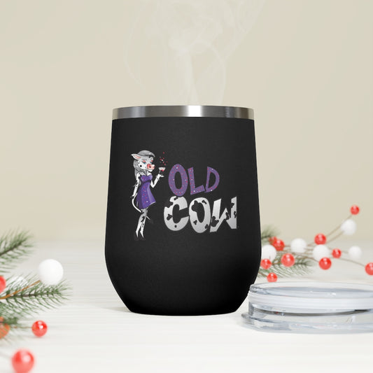 Old Cow 12oz Insulated Wine Tumbler (Featuring The Old Cow)