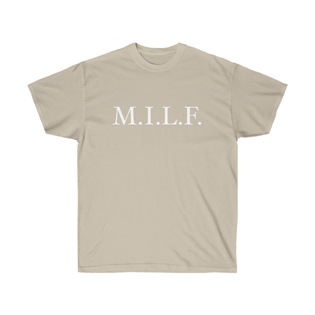 "M.I.L.F." 100% Cotton T-Shirt (Unisex)