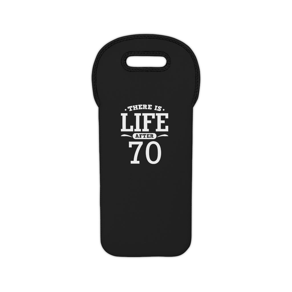 "There is Life After 70" Wine Tote Bag