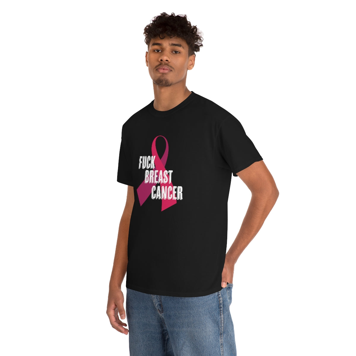 "F*** Breast Cancer" 100% Cotton T-Shirt (Unisex)