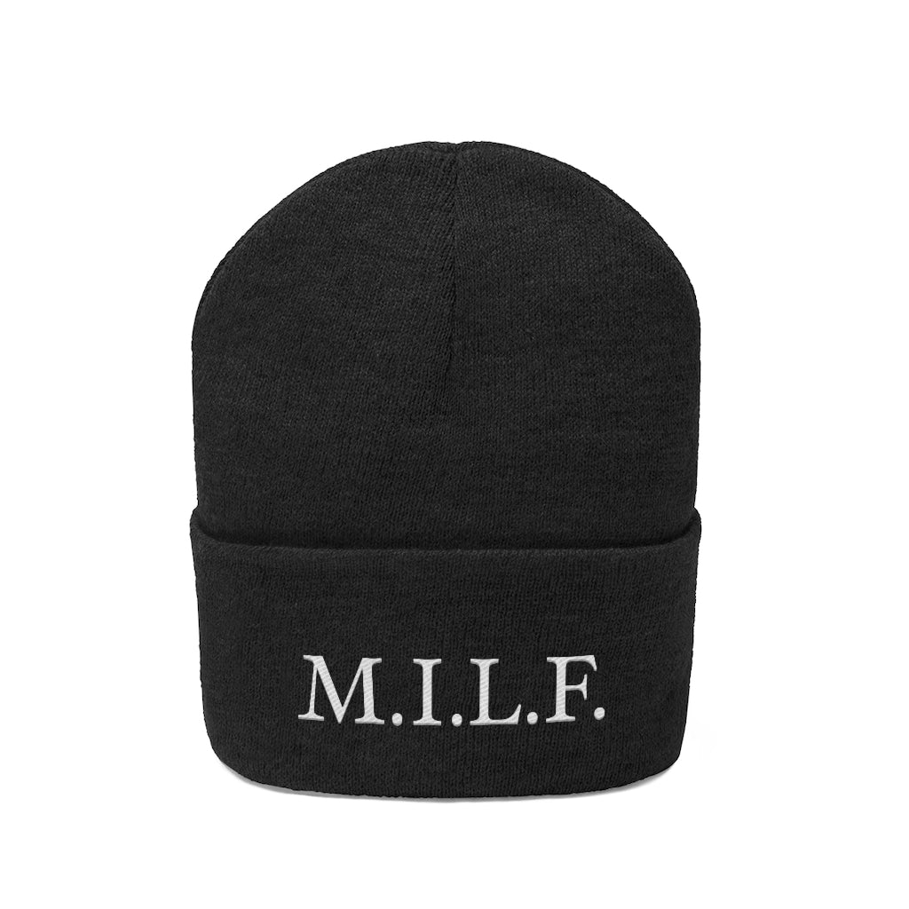 Women's "M.I.L.F." Knit Beanie