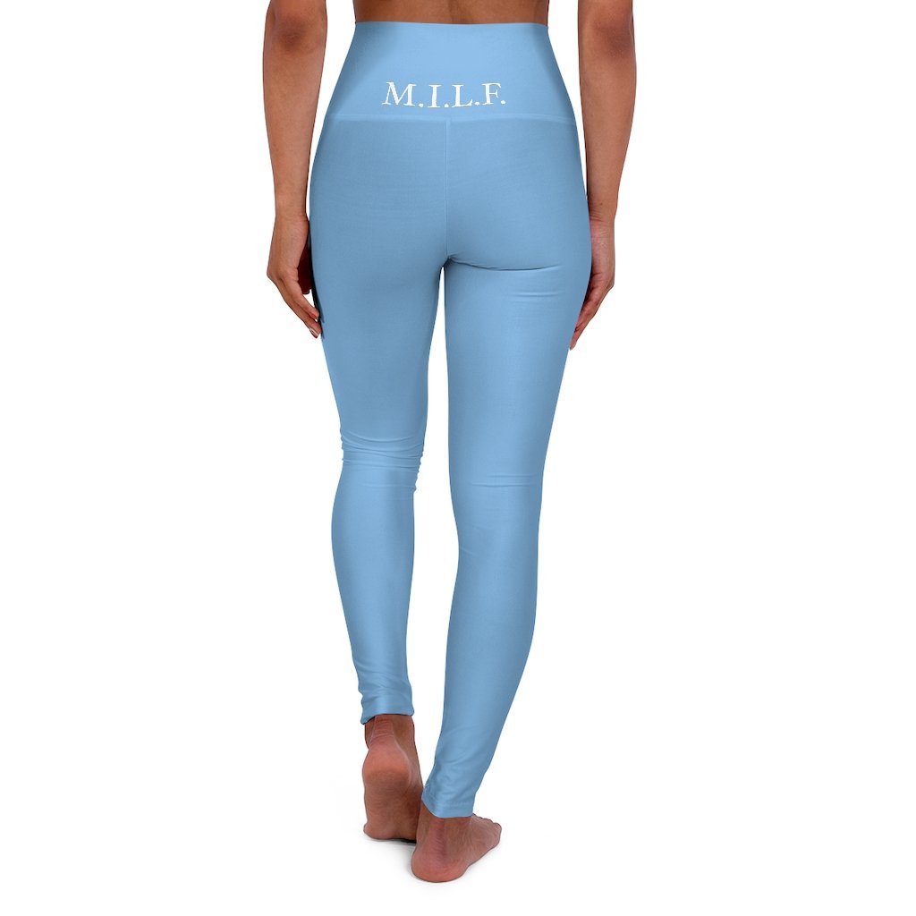 "M.I.L.F." High Waisted Yoga Leggings