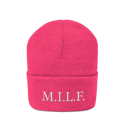Women's "M.I.L.F." Knit Beanie