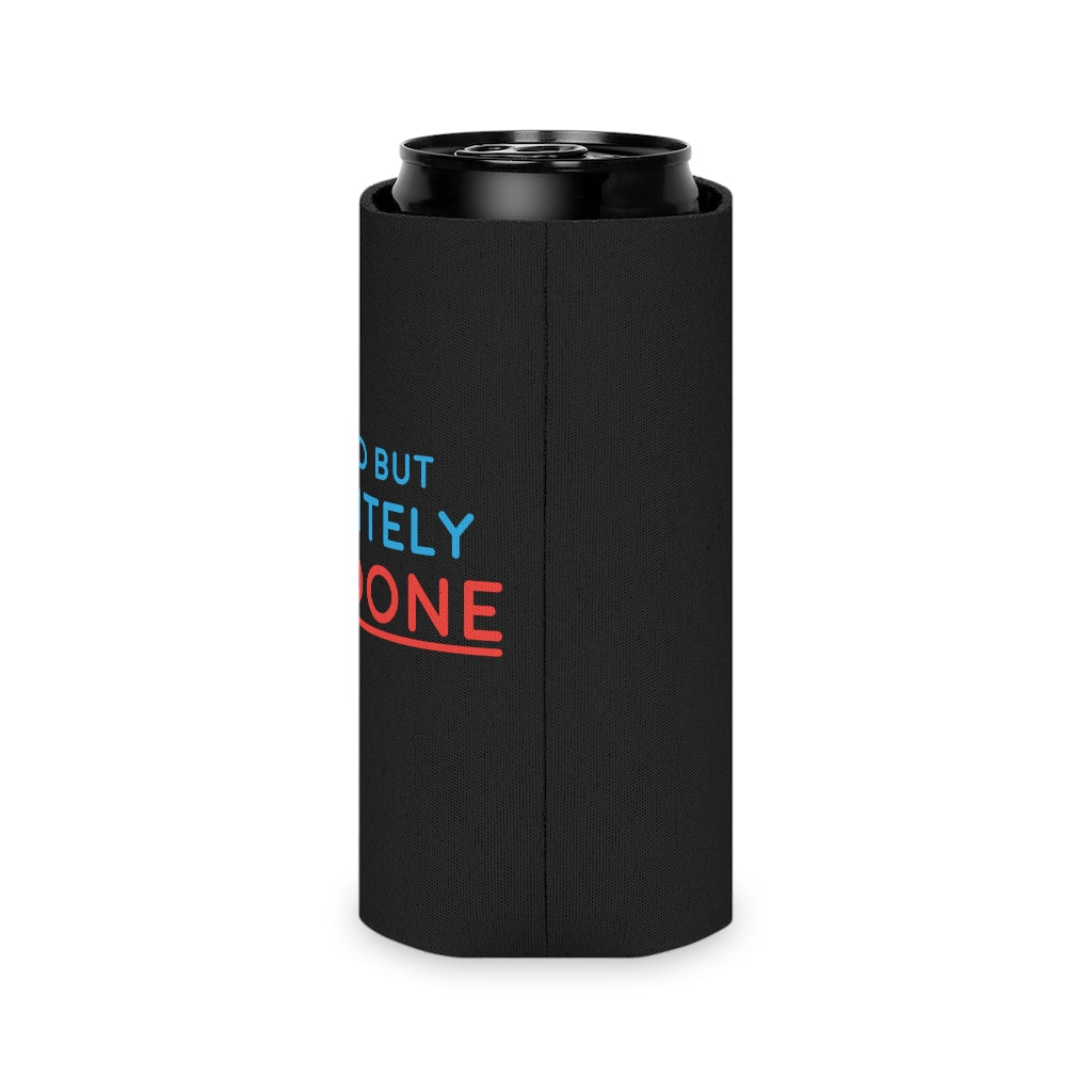"Retired But Definitely Not Done" Black Beer and Soda Can Cooler