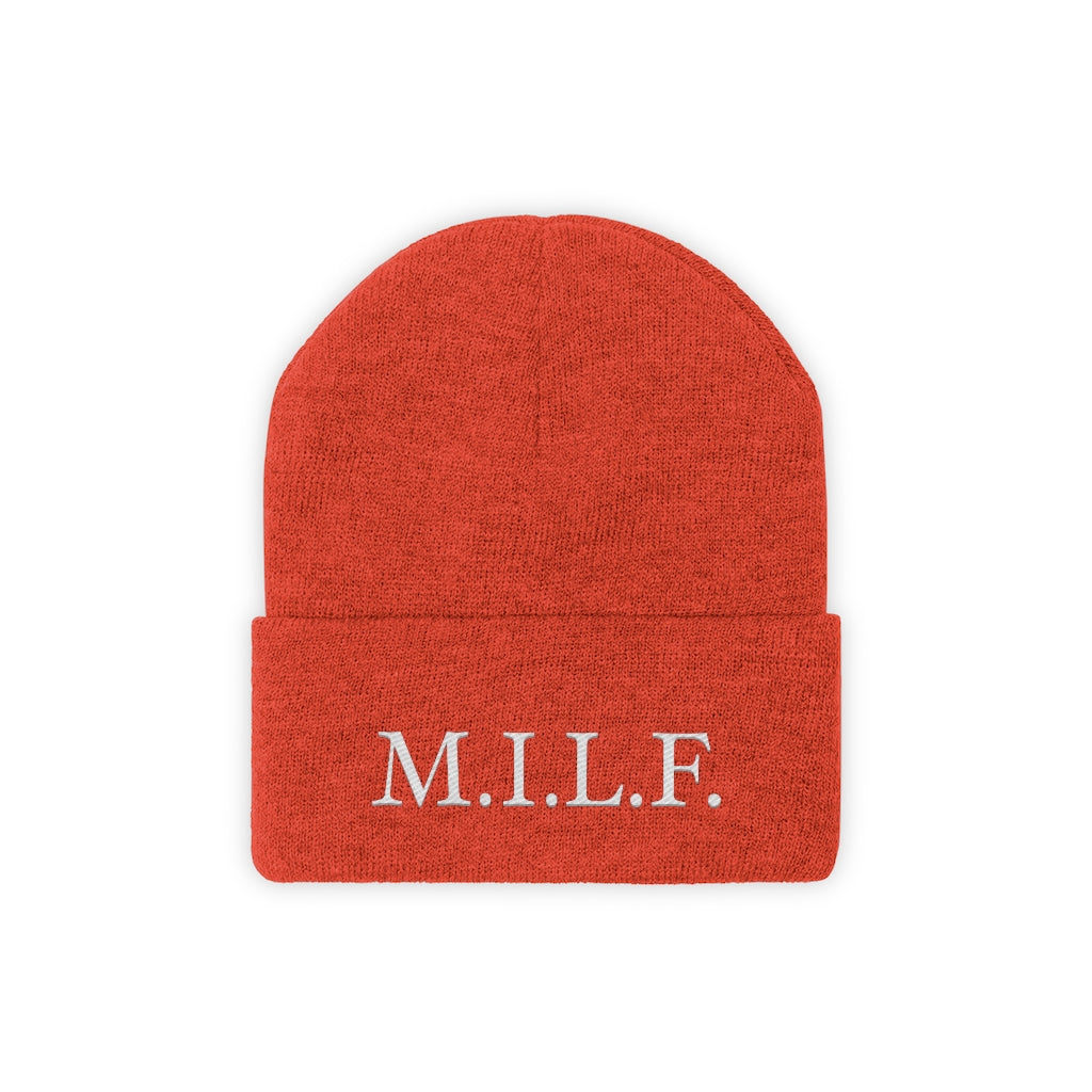 Women's "M.I.L.F." Knit Beanie