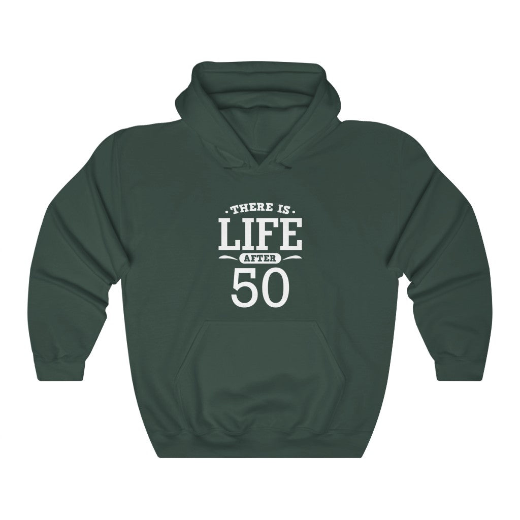 "There Is Life After 50"  Heavy Blend™ Hoodie Sweatshirt (Unisex)