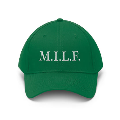 Women's 100% Cotton Embroidery "M.I.L.F." Twill Hat