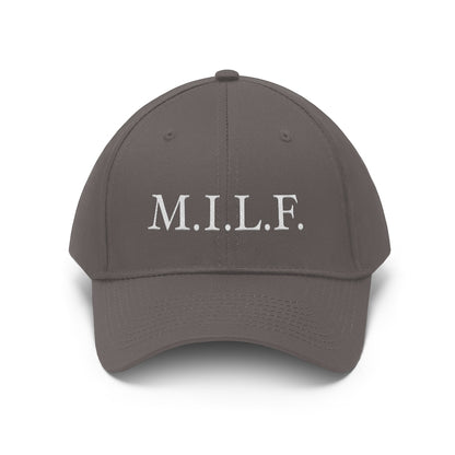 Women's 100% Cotton Embroidery "M.I.L.F." Twill Hat