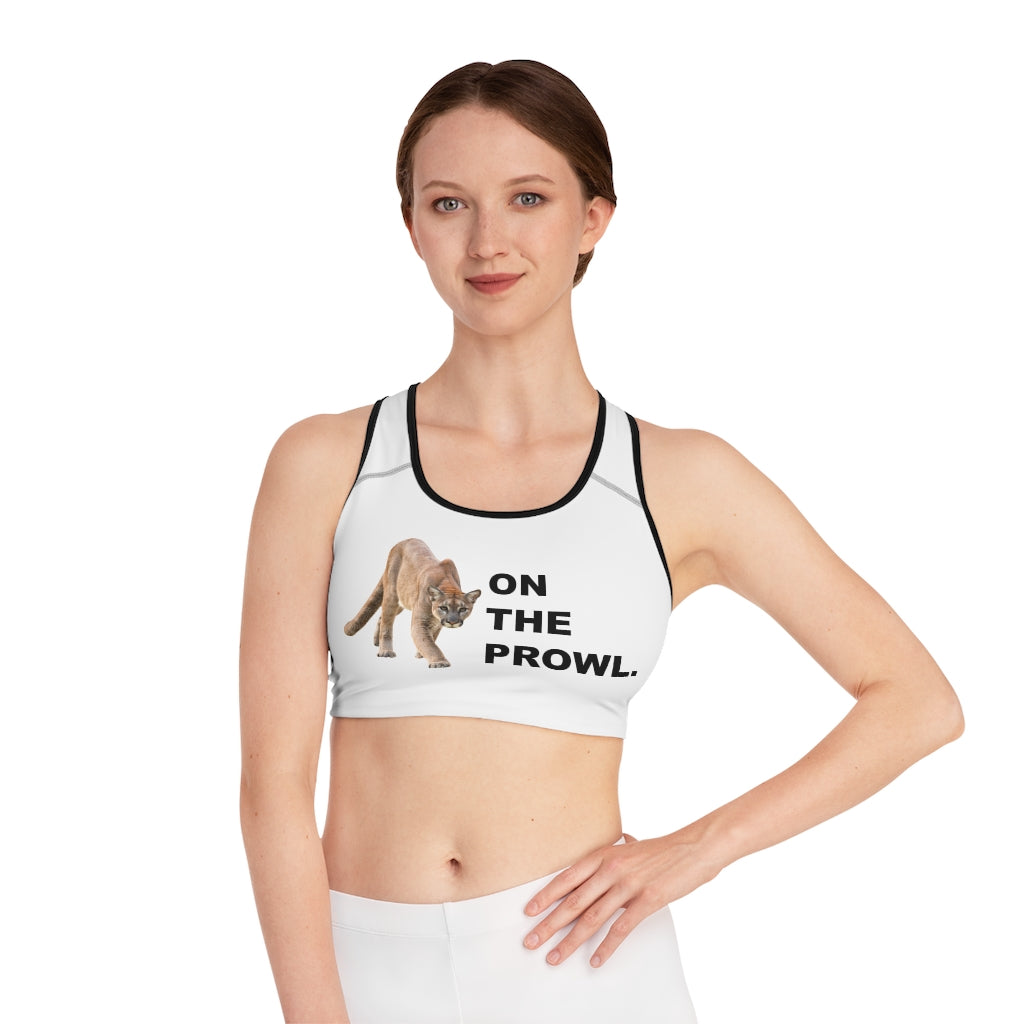 "On The Prowl" Sports Bra