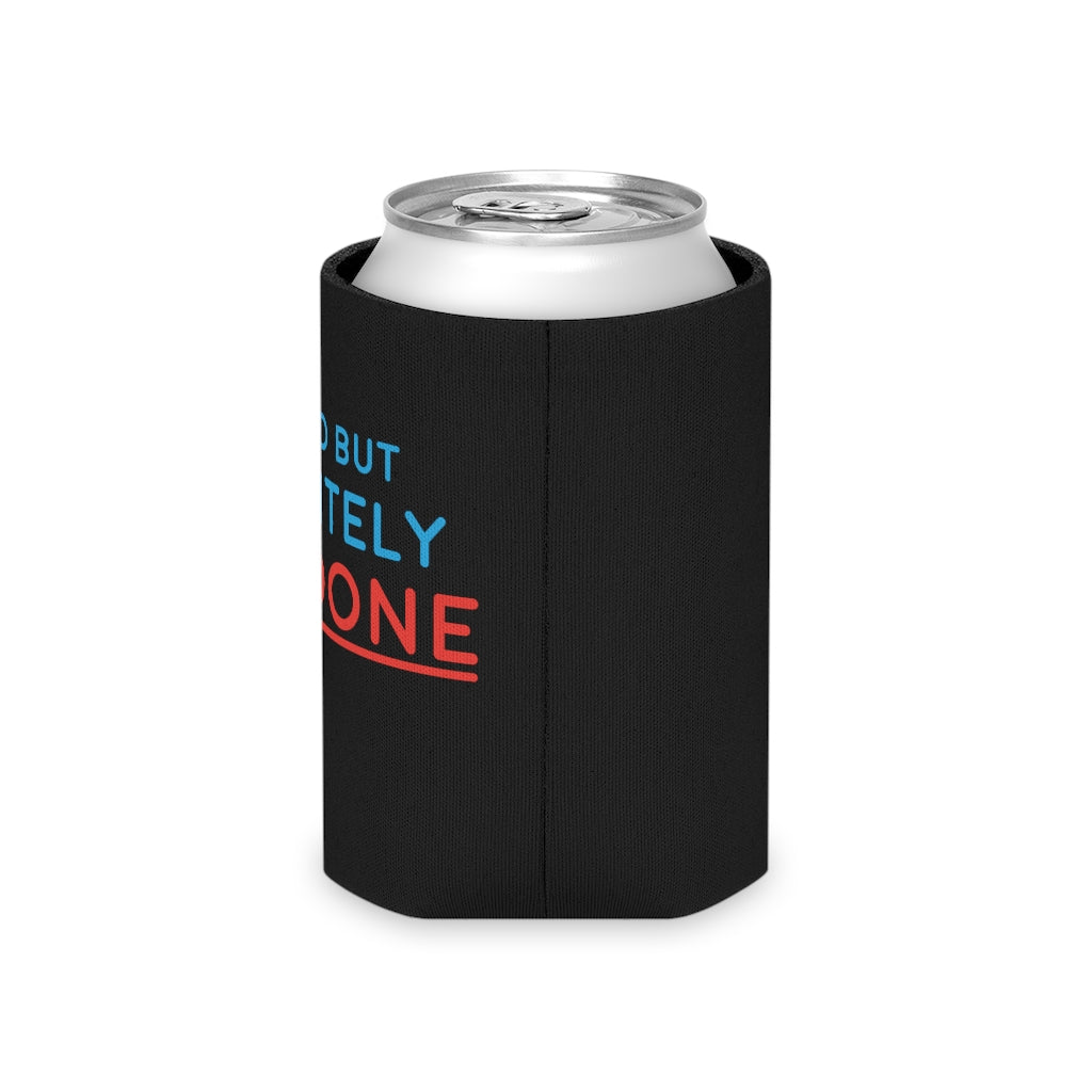 "Retired But Definitely Not Done" Black Beer and Soda Can Cooler