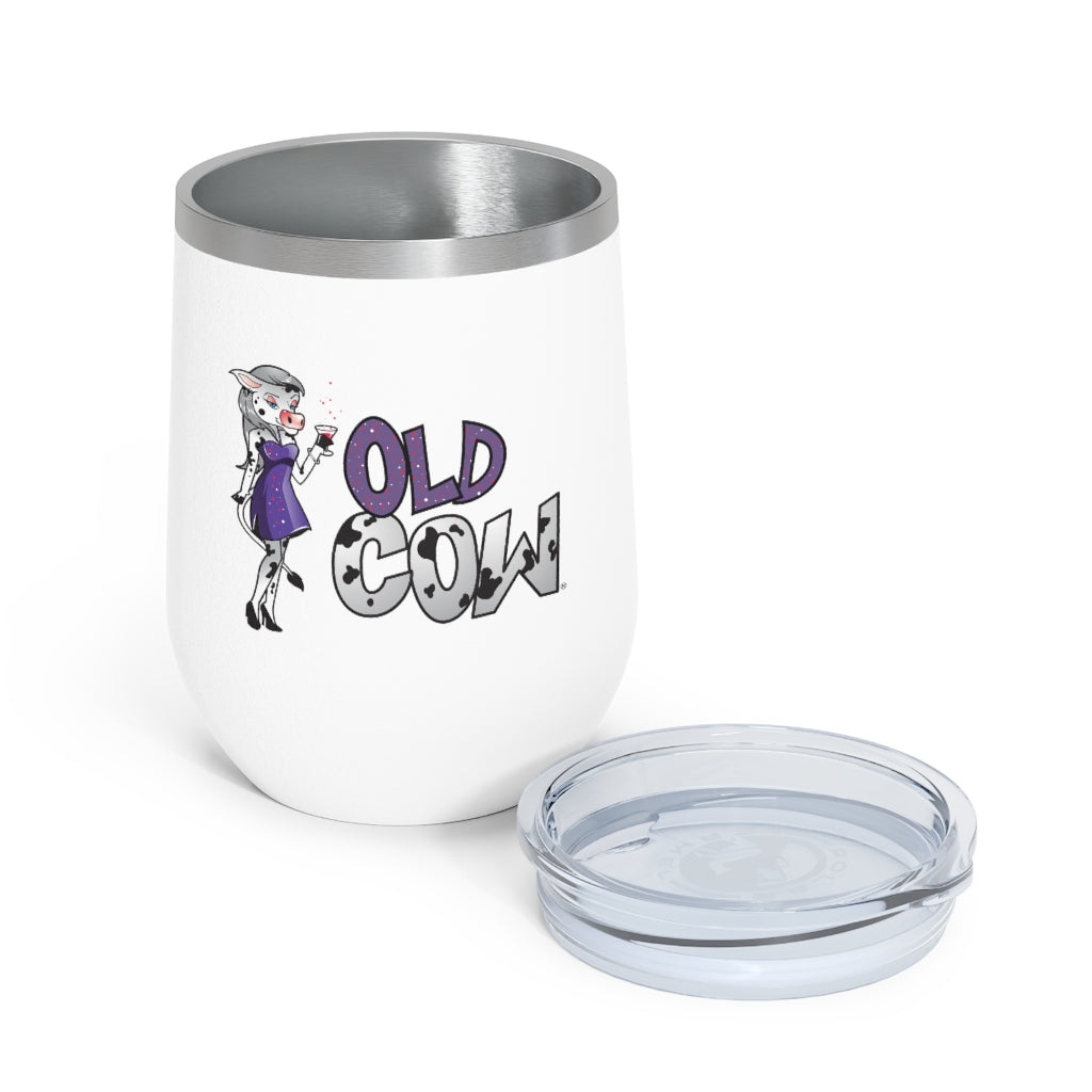 Old Cow 12oz Insulated Wine Tumbler (Featuring The Old Cow)