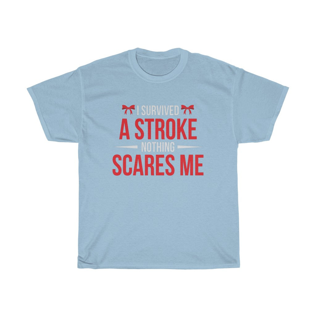 "I Survived a Stroke" 100% Cotton T-Shirt (Unisex)