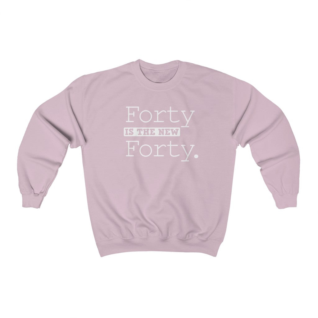 "Forty is the New Forty" Heavy Blend™ Crewneck Sweatshirt (Unisex)