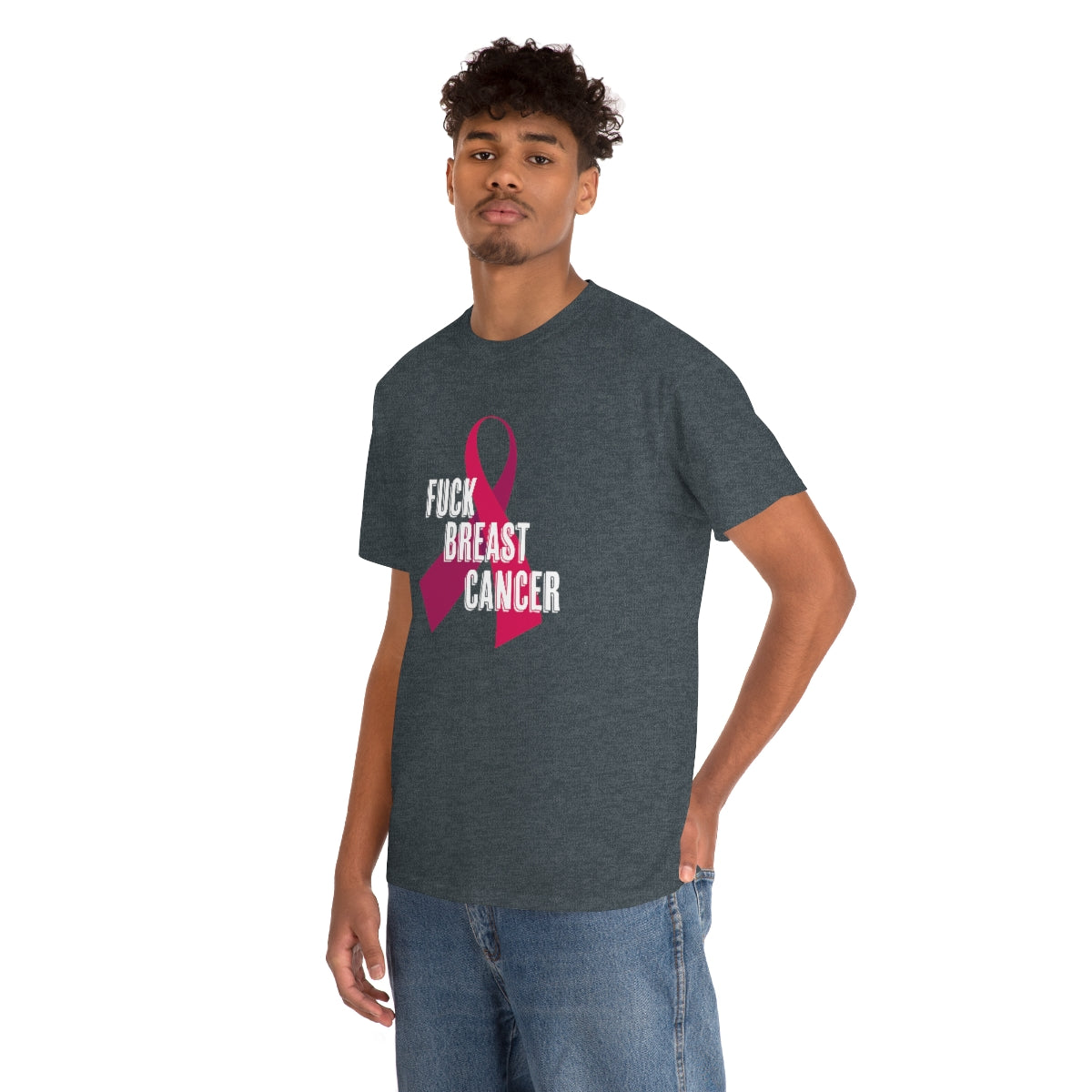 "F*** Breast Cancer" 100% Cotton T-Shirt (Unisex)