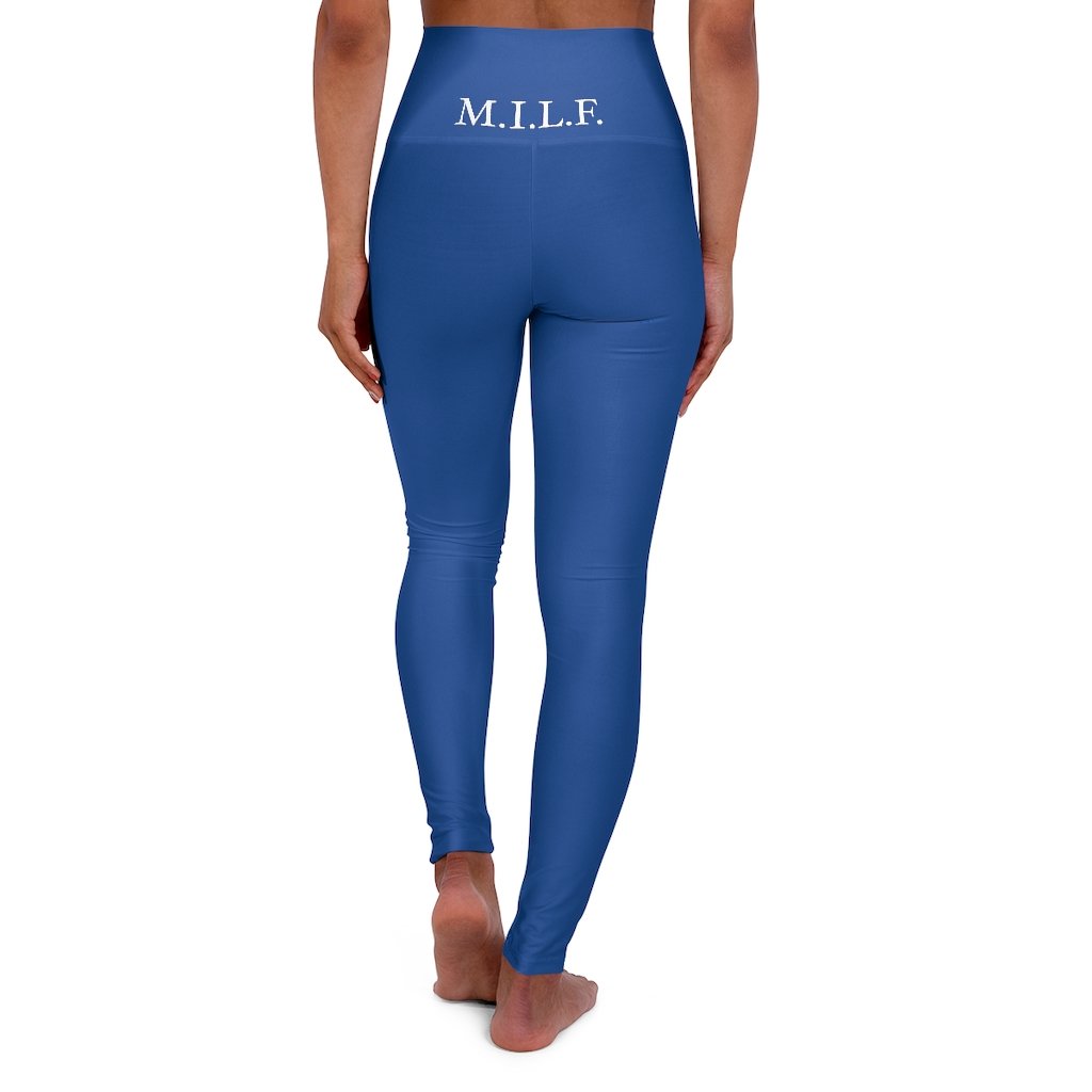 "M.I.L.F." High Waisted Yoga Leggings