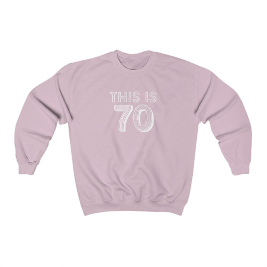 "This is 70" Heavy Blend™ Crewneck Sweatshirt (Unisex)