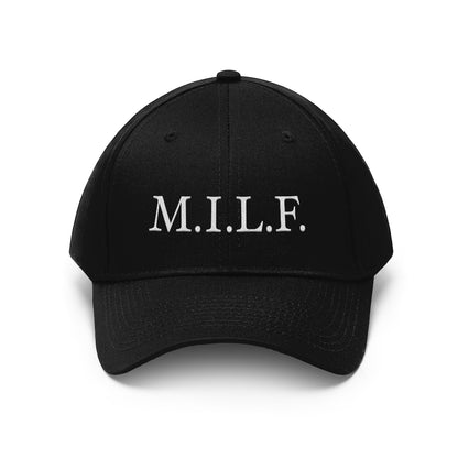 Women's 100% Cotton Embroidery "M.I.L.F." Twill Hat