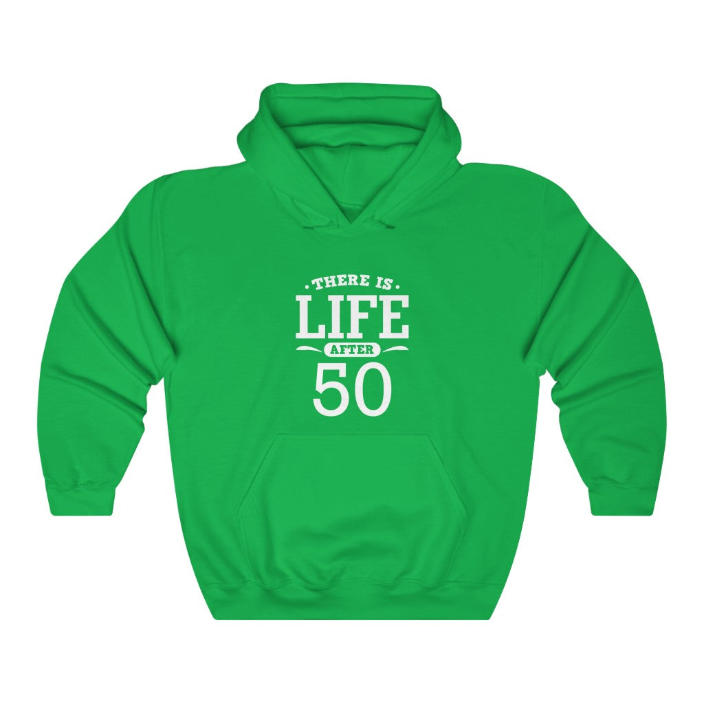 "There Is Life After 50"  Heavy Blend™ Hoodie Sweatshirt (Unisex)