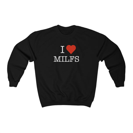 "I Love MILFS" Heavy Blend™ Men's Crewneck Sweatshirt