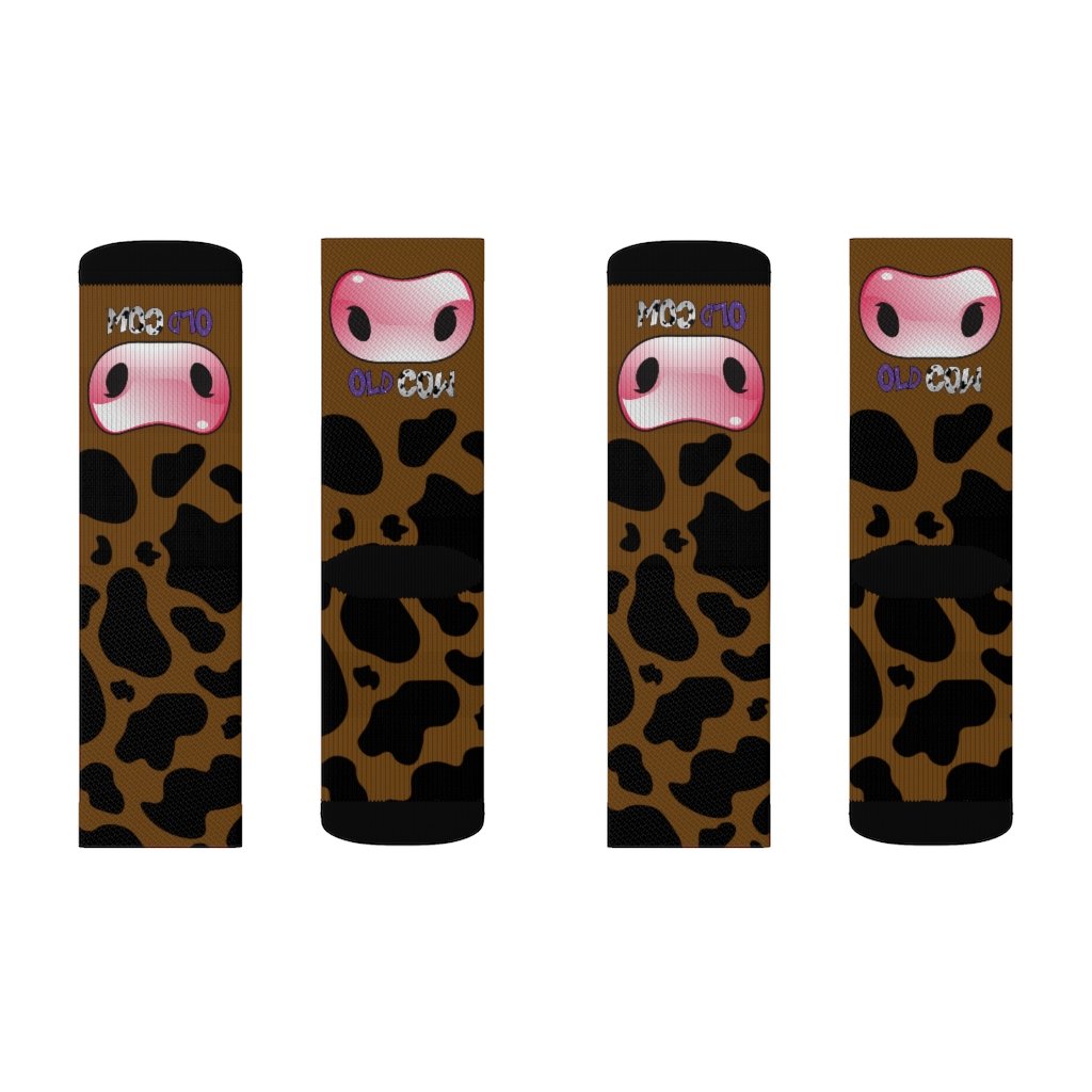 Cow Nose Tube Socks (Women's)