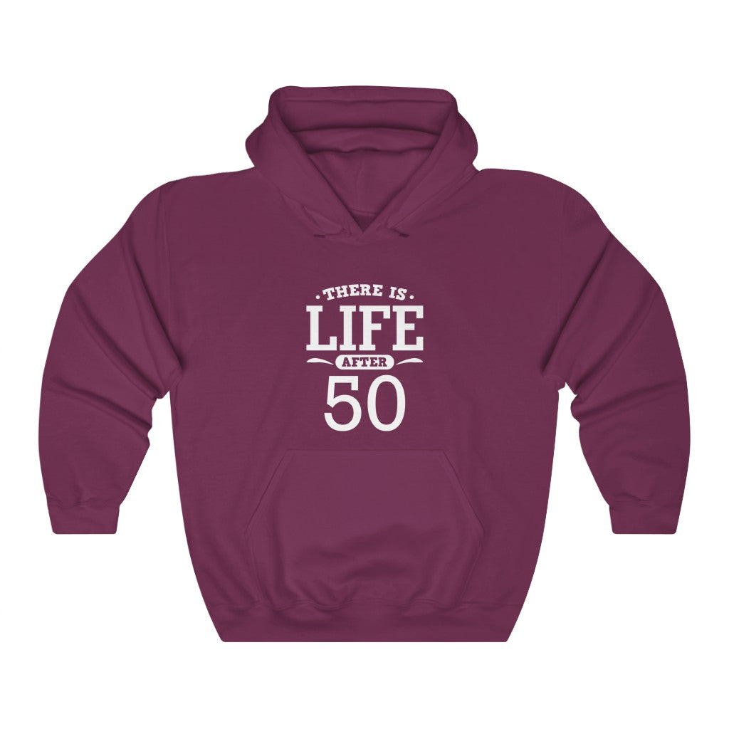 "There Is Life After 50"  Heavy Blend™ Hoodie Sweatshirt (Unisex)