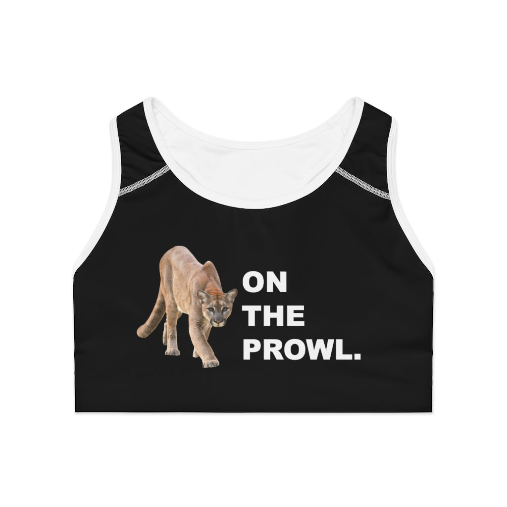 "On The Prowl" Sports Bra