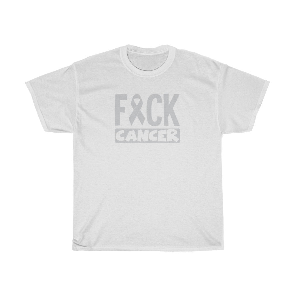 "F*** Cancer" 100% Cotton Heavy T-Shirt (Unisex)