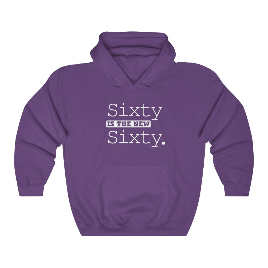 "Sixty Is the New Sixty" Heavy Blend™ Hoodie Sweatshirt (Unisex)