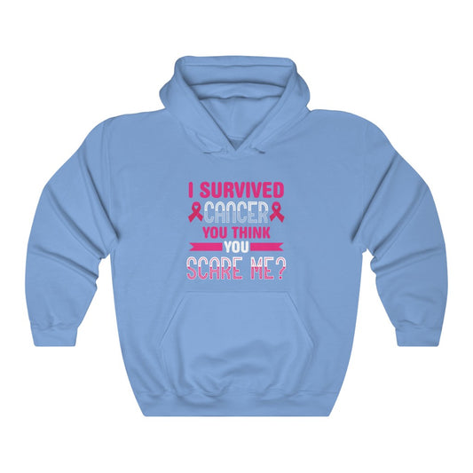 "I Survived Cancer. You Think You Scare Me" Heavy Blend™ Hoodie Sweatshirt