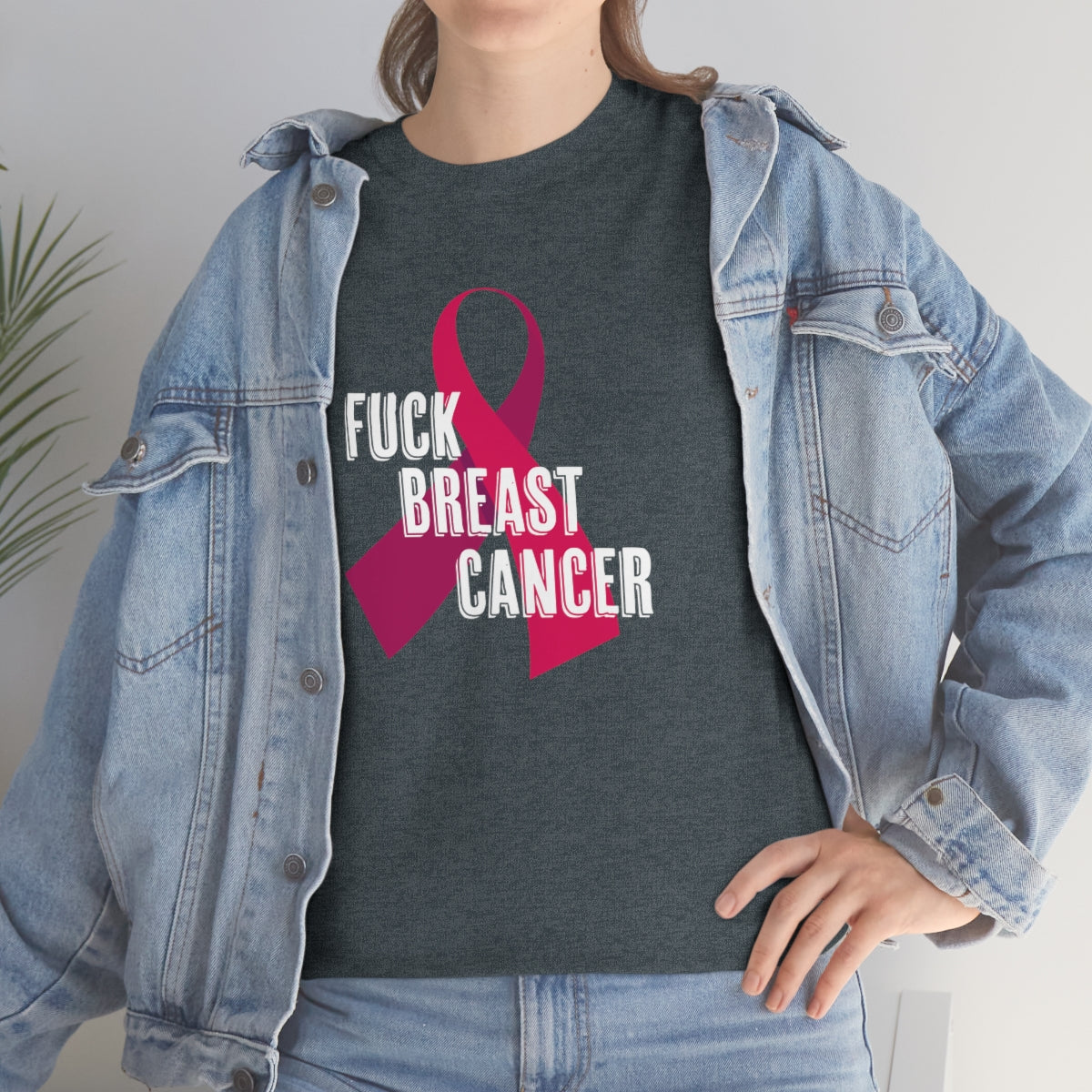 "F*** Breast Cancer" 100% Cotton T-Shirt (Unisex)