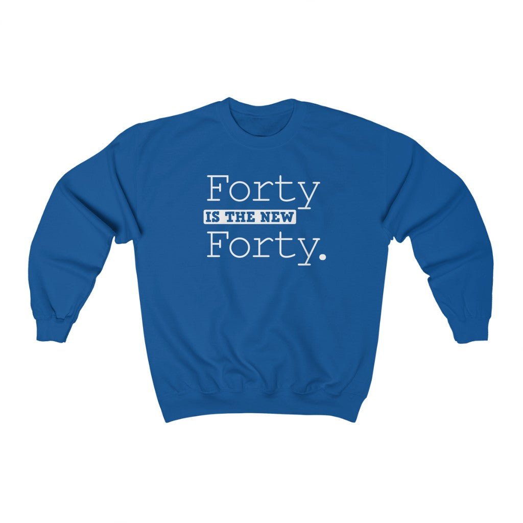 "Forty is the New Forty" Heavy Blend™ Crewneck Sweatshirt (Unisex)