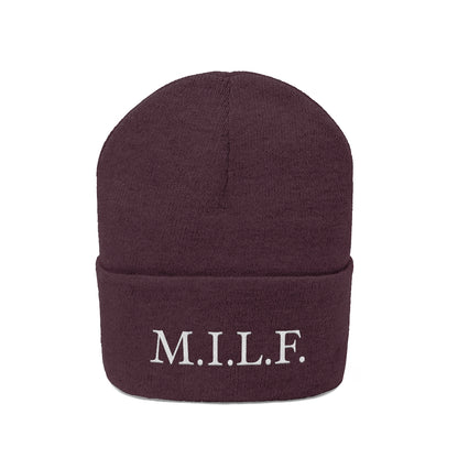 Women's "M.I.L.F." Knit Beanie