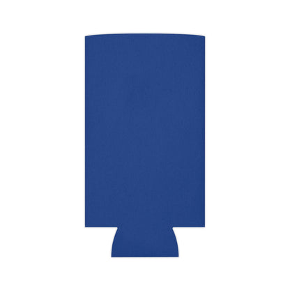 "Retired But Definitely Not Done" Royal Blue Beer and Soda Can Cooler