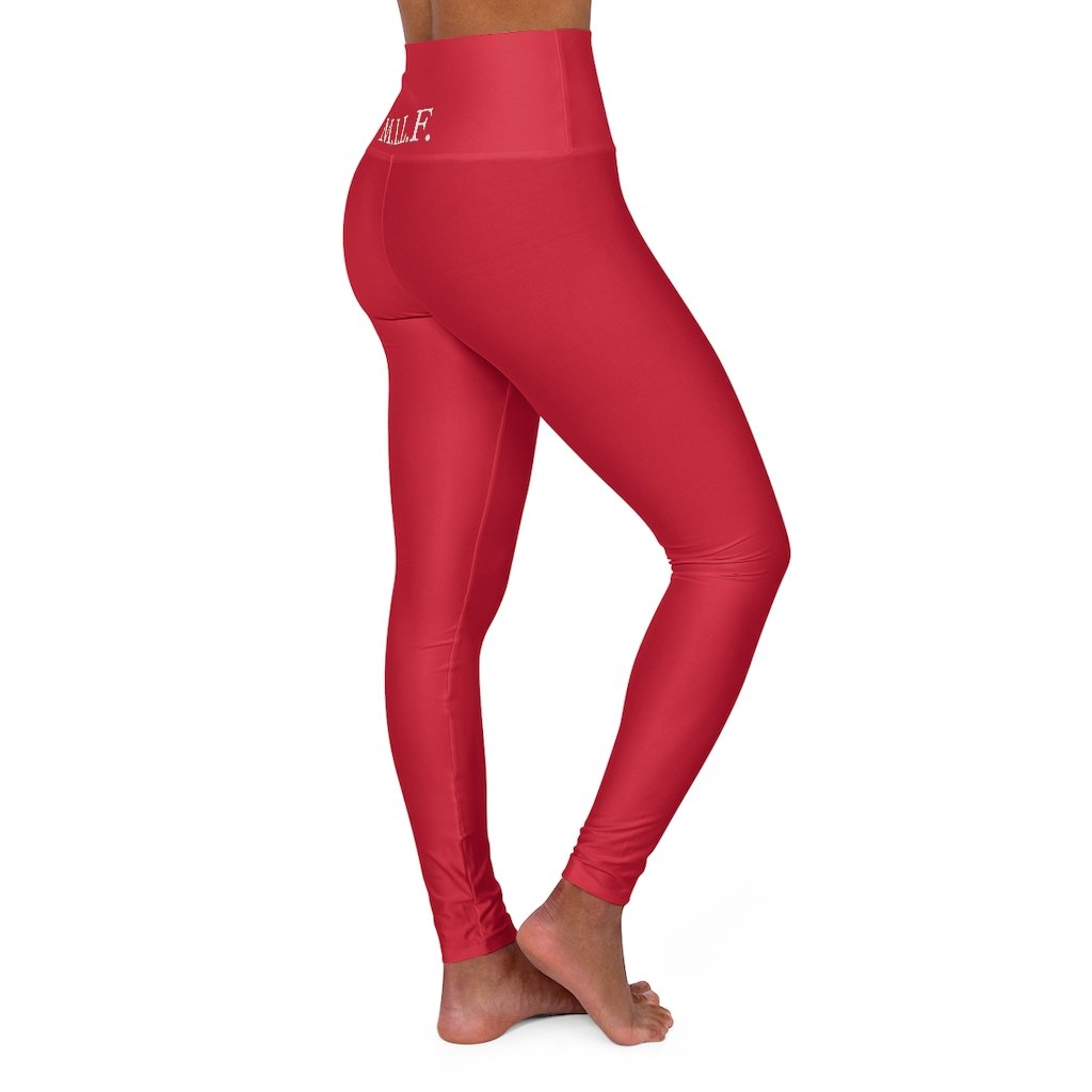 "M.I.L.F." High Waisted Yoga Leggings