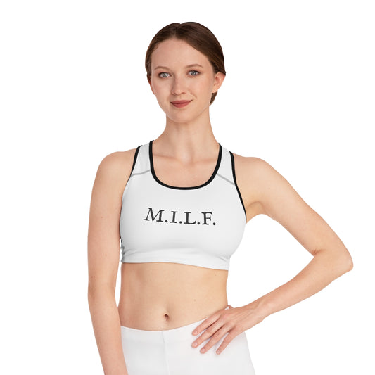 "M.I.L.F." Sports Bra