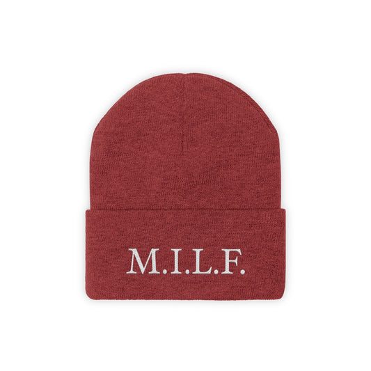 Women's "M.I.L.F." Knit Beanie