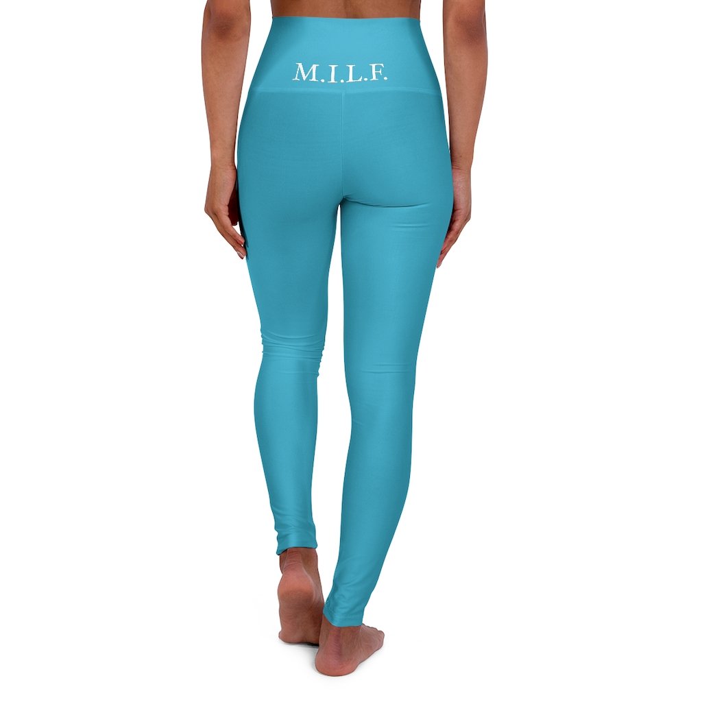 "M.I.L.F." High Waisted Yoga Leggings